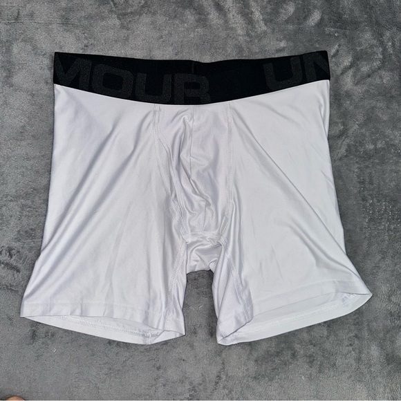 Under Armour - Men's UA Tech 6" Boxerjock - Light Grey - Medium - Picture 2 of 4